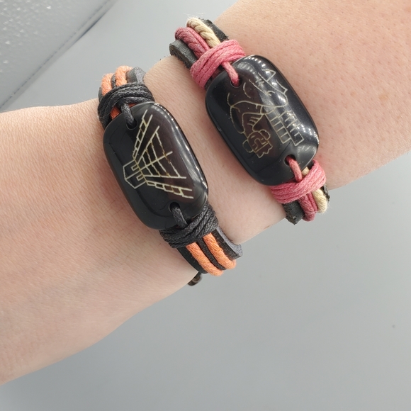 Mexico Brown Leather Friendship Bracelets - Picture 4 of 6